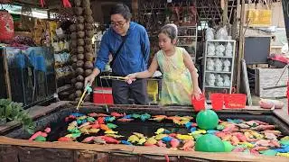🎣🐊 Muội và cậu 3 câu cá sấu 💖 Xí Mụi Food 1393
