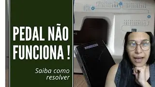 O pedal da maquina parou de funcionar o que fazer? | Costura para iniciantes