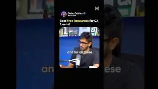 Best Free Resources For CA Exams! 😱😱 #kushallodha #ca #cafinal #cafoundation #shorts
