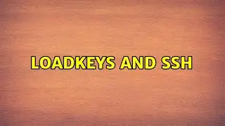 loadkeys and SSH