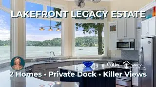 🎥 Luxury Lakefront Property Tour | 30 & 32 E Mohawk Dr, Malvern, OH | Lake Mohawk Waterfront Estate