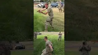 OC SPRAY! 143rd Military Police detachment practice arrests #army #montananationalguard  #shorts