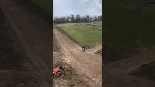 Huge hill climb! #mxlife #mx #dirtbikesarecool #enduro #dirtbike #mxlifestyle #crazy #crash #fyp