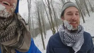 Max patch snow camping