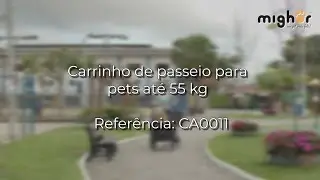 Carrinho de passeio para Pet de grande porte at&eacute; 55 Kg #cachorro #carrinhopet