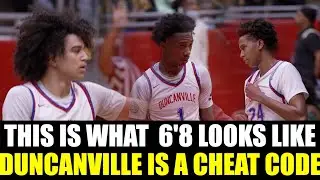 Arkansas commit Anthony Black #2 Duncanville High School  vs Desoto Rivalry Game RON HOLLAND