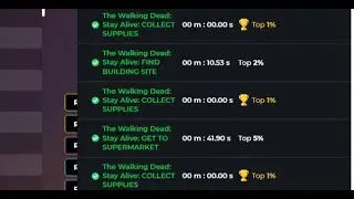the walking dead : stay alive detail BUG (COLLECT SUPPLIES) 1 2 3