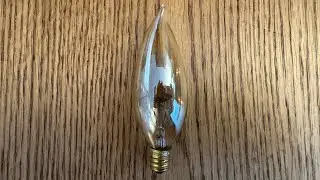 GE Vintage Style 40watt Candelabra Light Bulb 