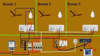3 Room ki wiring kaise kare | three room wiring connection