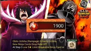 NxB NV: Summon 1900 shinobite At Obito Uchiha (Rampage) And Itachi Uchiha (got MR) ||| #nxb
