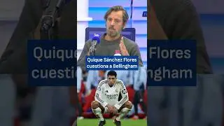Quique S&aacute;nchez Flores se&ntilde;ala a Bellingham | El Partidazo de COPE