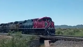20/10/2025) - DIRECTO-NORTE  (TREN FERROMEX FXE 4872 UP 6865 FXE 4111 PASANDO POR (PITIQUITO SON) 😎