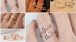 Latest Name Ring 💍 Collections...|| Gold  Ring designs..|| 2020 || Zairas world..