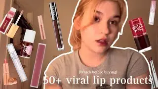 I have 50+ VIRAL lip products&hellip; Let&rsquo;s rate them!