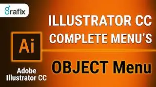 object menu in illustrator tutorial in Grafix Vidya