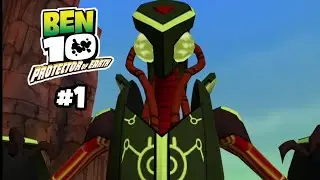 بن تن 10: نقاتل الروبوت الضخم !! | Ben 10 protector of earth