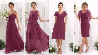 Chianti Chiffon Bridesmaid Dresses