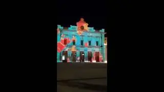 Giochi di luci , Stazione Centrale Agrigento - Natale 2018