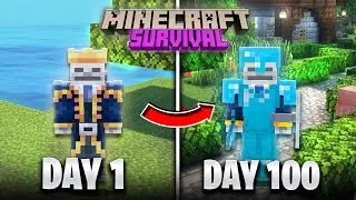 Surviving 100 Days on Minecrafts HARDEST Island