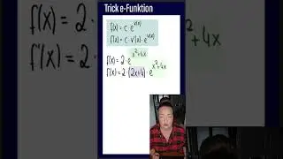 Trick f&uuml;r e-Funktionen ableiten &ndash; so merkst du dir die Regel ✍️
