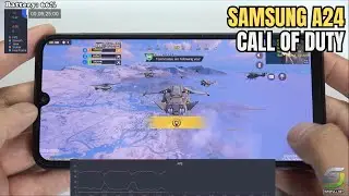 Samsung Galaxy A24 test game Call of Duty Mobile CODM New Update