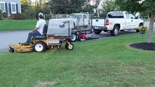 Walker mower mower - in action basic maneuvering