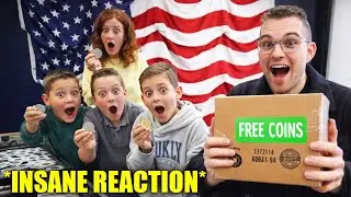 INSANE REACTION: Giving Homeschoolers FREE COINS! (First Time At Coin Shop)