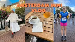 Autumn in Amsterdam | vlog | half marathon | fall outfits