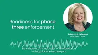 Phase Three Compliance - What the guidance to surveyors says about trauma-informed care.
