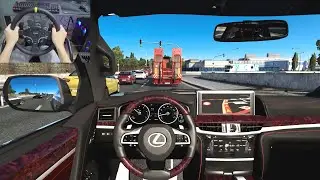 Lexus LX 570 Super Sport 2021┃Euro Truck Simulator 2 ┃MOZA R5 steering wheel