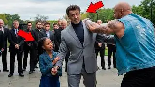 A gang of thugs attacked the girl, but when Sylvester Stallone intervened...