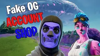 Fake OG Fortnite  Accounts SHOP UND SCAMM !!!