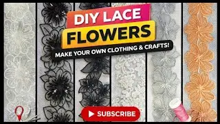 ORGANZA CUTWORK FLOWER LACE DESIGN || TRENDING ORGANZA FLOWER LACE 2026