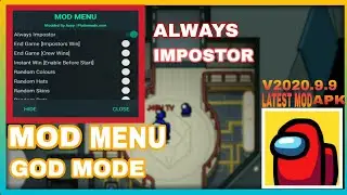 Among Us Mod apk 2020.9.9 (Unlocked,NoKillCooldown,Speed,color change,EndVote,+more)