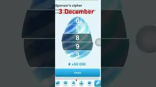 YAYTSOGRAM Egg Cipher Code | 3 December | Sponsor&rsquo;s Cipher ​⁠technic @NiceTechnic