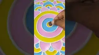 Lippan Art 😱😱😱 |  Lippan Art with Mirror work #shorts #mandalaart
