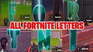 Collect FORTNITE Letters hidden in Loading Screen - All Fortnite Letters locations SEASON 11