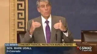 Udall Urges Senate Colleagues to Confirm Director, Empower Consumer Watchdog Group