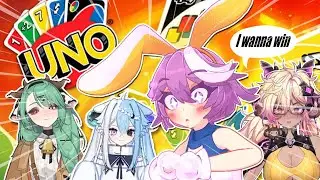 Honey plays UNO with Crelly, Aquwa, and Kokonuts!