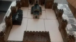 Maquette Chateau Medieval 1/72.  Episode 4 Medieval Castle de Mini Art