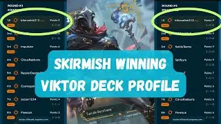 SKIRMISH WINNING VIKTOR DECK PROFILE UPDATE - RIFTBOUND LEAGUE OF LEGENDS TCG