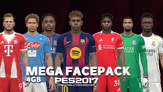 PES 2017 Mega Facepack For All Patch - Small Size