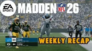 Madden 26 - Here's The Weekly Recap Show in Franchise Mode