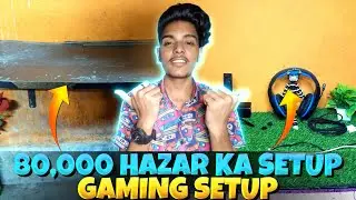 80,000 HAZAR KA GAMING SETUP || MY SETUP TOUR 2022 || BHAIKAADDA