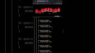 😎Creating Jumping Text Animation with HTML and CSS only #shorts #youtubeshorts #ai #melodi