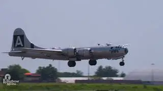 CAF Boeing B-29 Superfortress Fifi, Startup, Taxi, Takeoff - 4K