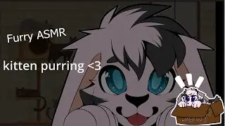[Furry ASMR] Kitten purrs in your ear [real cat sounds]