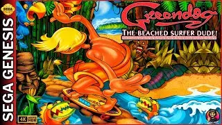 ✅ GREENDOG: THE BEACHED SURFER DUDE! ( MEGA DRIVE | SEGA GENESIS | 1992 ) - 4K 60FPS 🔴