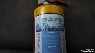 Ready stock Safe ABCE Dry Powder Fire Extinguisher 1KG