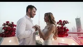 A Dream Proposal on a Private Rooftop with Burj Khalifa Views 🌟💍